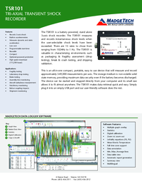 Thumbnail of document TSR101 Data Sheet 4804